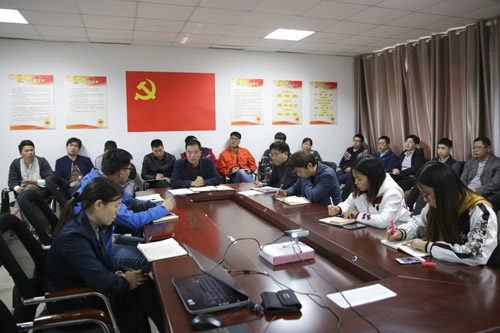 老街玉祥集团党支部开展”清静生产，，，，党员在行动”主题党日活动