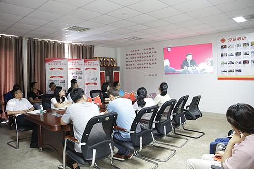 老街玉祥集团公司党支部开展”学习贯彻天下’两会’精神”主题党日活动