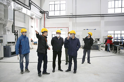 股份公司董事长王星一行调研老街玉祥集团公司情形与可靠性试验服务工业园