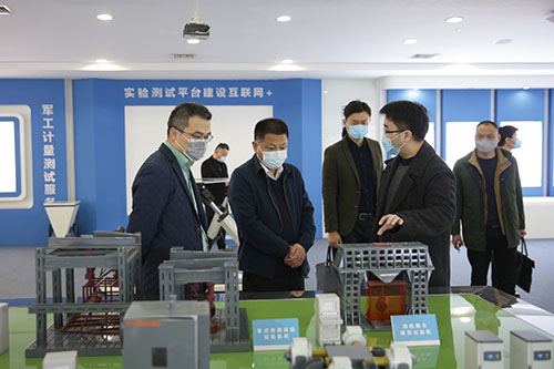 蚌埠市禹会戋戋长陈常林一行到访老街玉祥集团公司